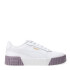 Championes de Mujer Puma Carina 2.0 Blanco - Bordó - Dorado
