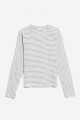 Remera cuello a la base BLANCO