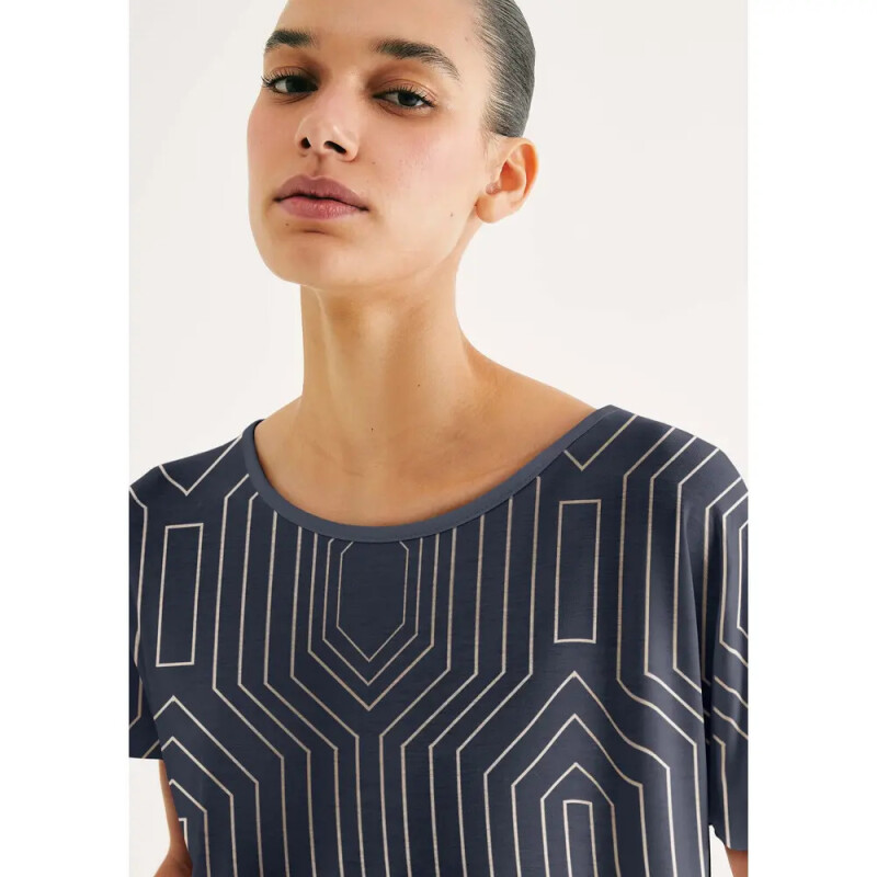 BLUSA MM FEM AZUL ESCURO