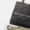 Bolso Gang Tote en Jean Negro