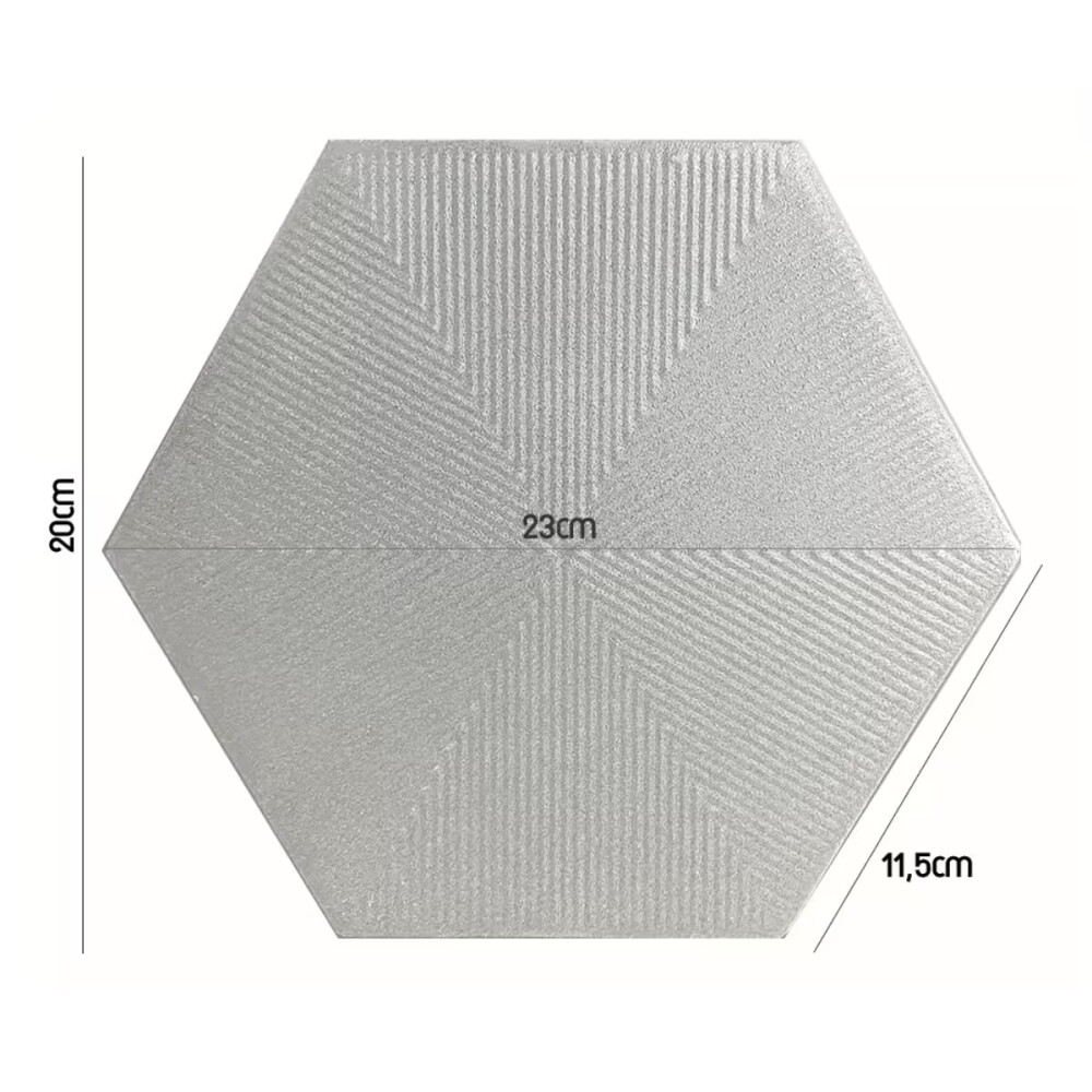 Cerámica para pared Connect Soft Grey Hexagonal Mate Cerámica Para Pared Connect Soft Grey Hexagonal Mate