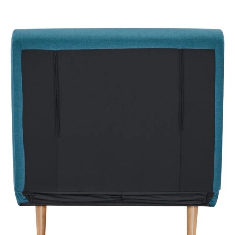 Sillon cama Trifold 1 cuerpo Azul petróleo