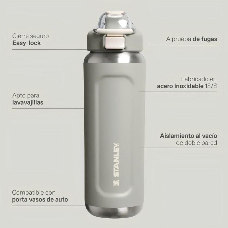 Botella Térmica Stanley Wellspring 710ml Grey