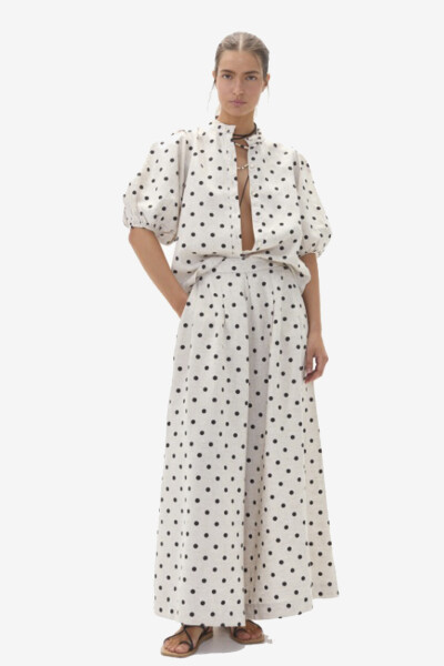 BUBBLE LINEN SHIRT Natural