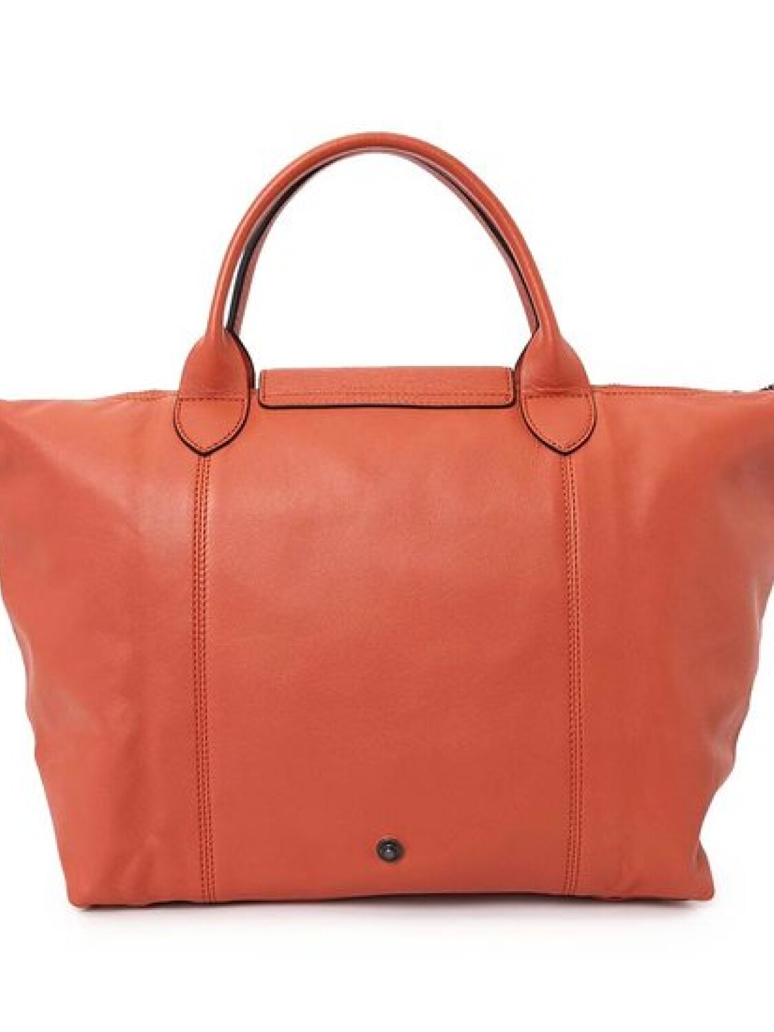 Longchamp -Cartera de cuero plegable, Le pliage cuir Naranja