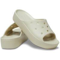 Sandalias Crocs Classic Platform Slide Beige