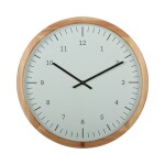 RELOJ DE PARED MDF D45X45X6CM CLÁSICO FONDO BLANCO RELOJ DE PARED MDF D45X45X6CM CLÁSICO FONDO BLANCO