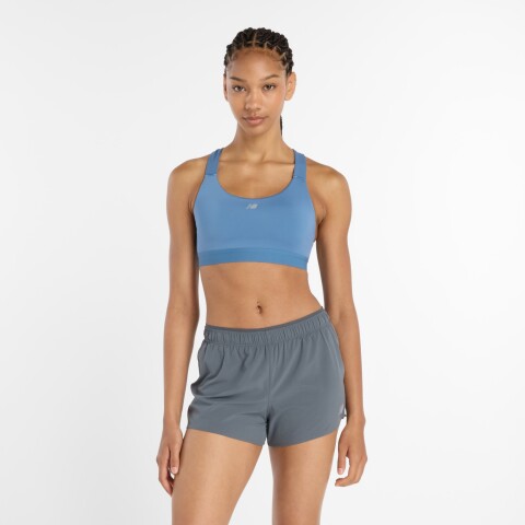 Top New Balance de Dama -NB Essential Train Bra- WB51035SRU BLUE