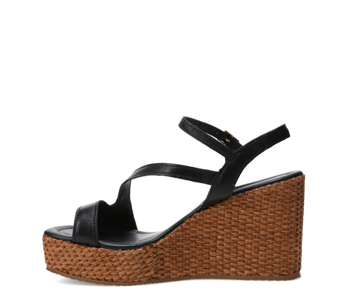 Sandalias de Mujer Bottero Plataforma Negro
