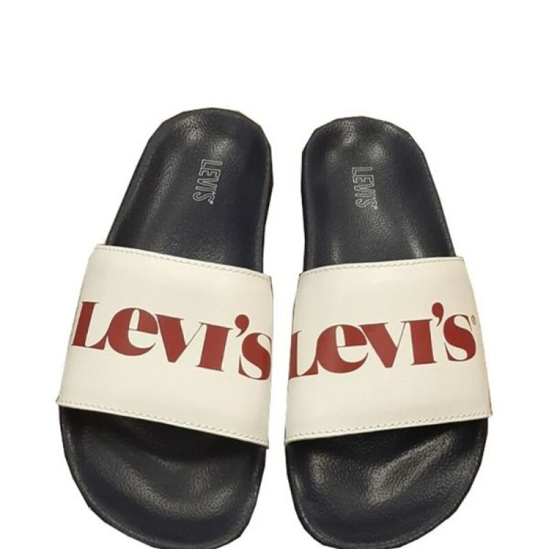 Chancla Levis Vintage White/blue/red