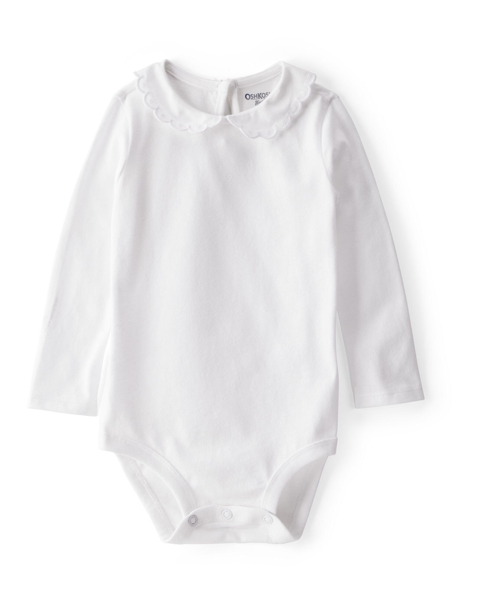 Body de algodón, cuello mago, blanco Body de algodón, cuello mago, blanco