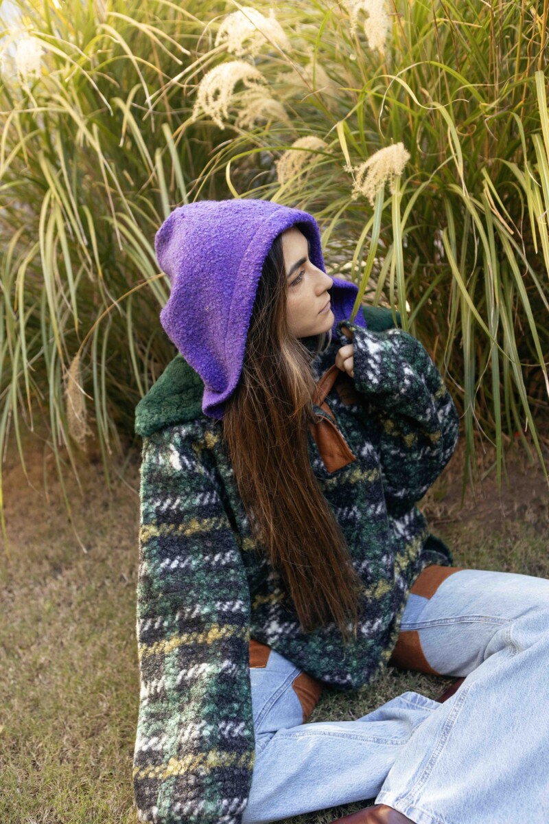 Buzo Crazy Bear - Verde / Violeta 