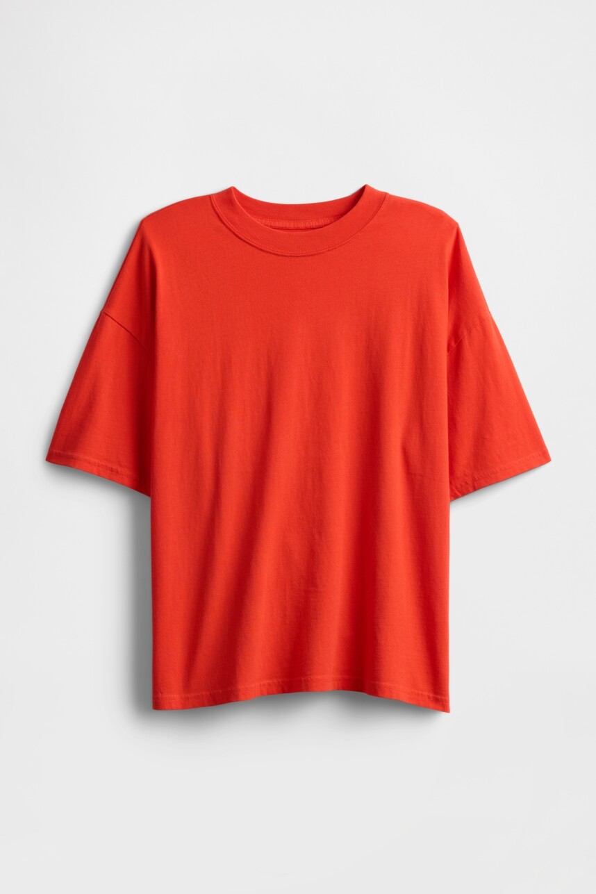 Remera Relaxed Niño Poster Red