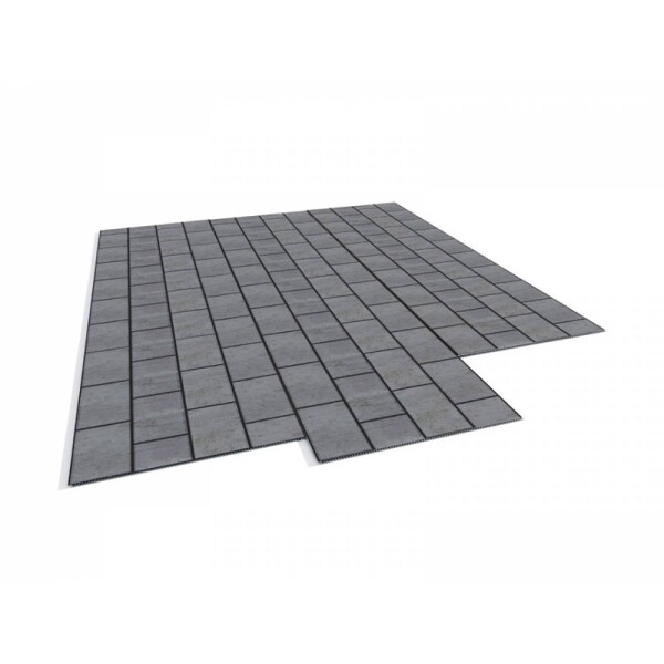 KIT PARED PVC LADRILLO/CONCEPC 4,90 M2 Kit Pared Pvc Ladrillo/concepc 4,90 M2