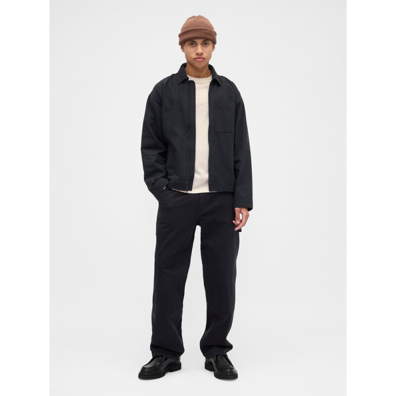 V-FRCH LS WAFFLE MINI LOGO CREW CHINO