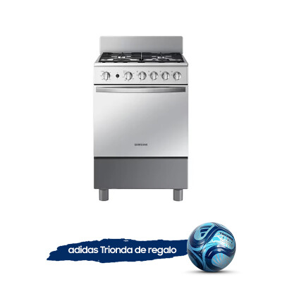 Cocina a Gas con 4 Quemadores con Quemador Rápido Silver