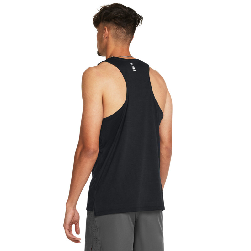 UA LAUNCH SINGLET-BLK BLK-001