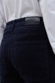 Pantalón Paulina de pana azul marino