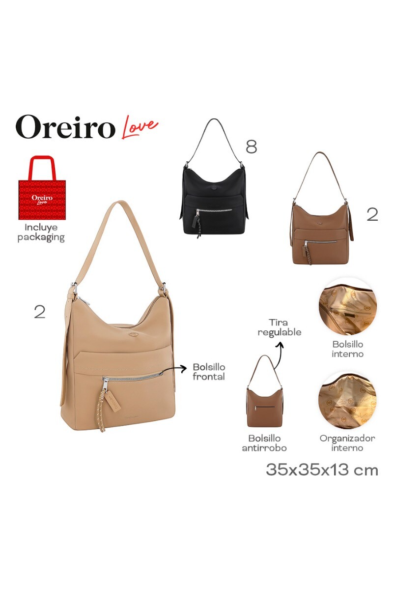 Cartera Oreiro Beige