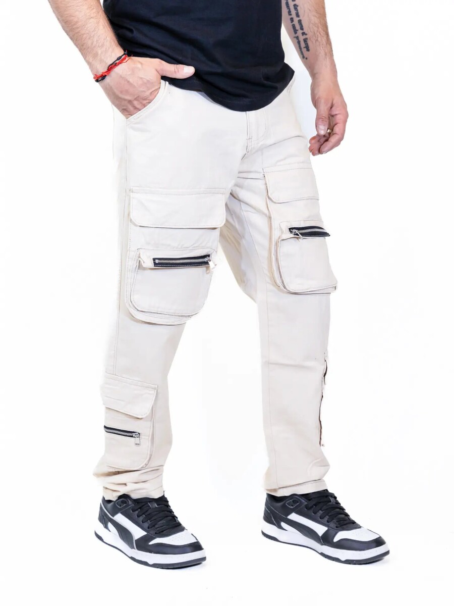 Cargo gabardina - Crudo 