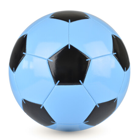 Pelota Classic N°5 Diámetro 22CM CELESTE-NEGRO