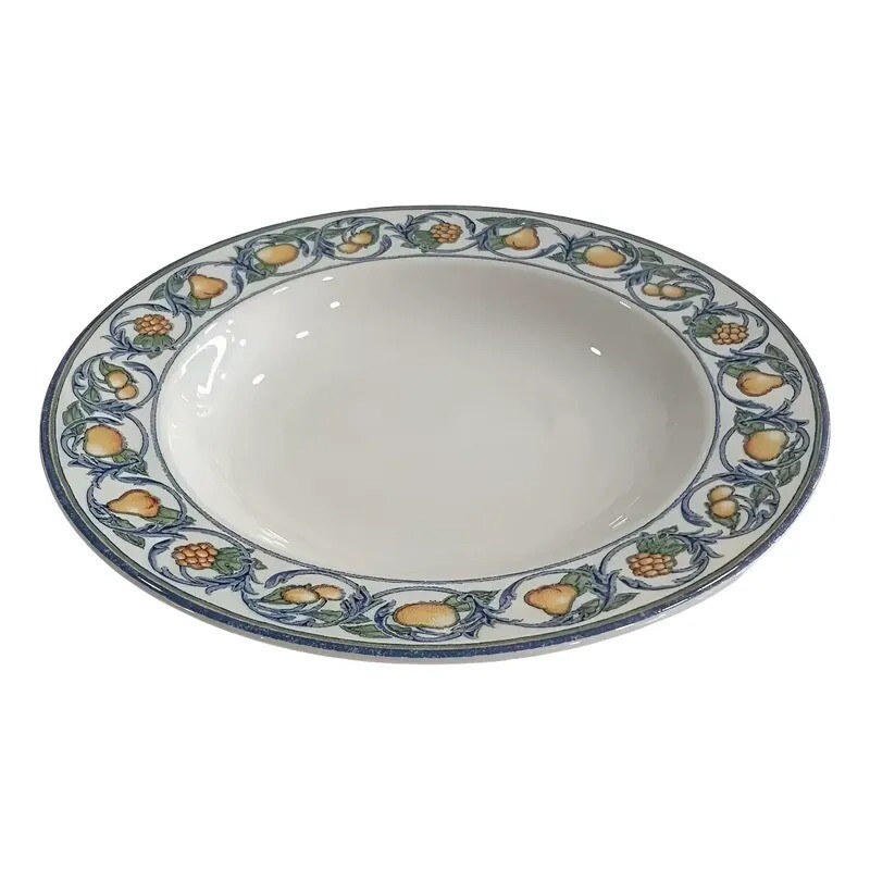 Plato hondo de porcelana - Florencia Plato hondo de porcelana - Florencia