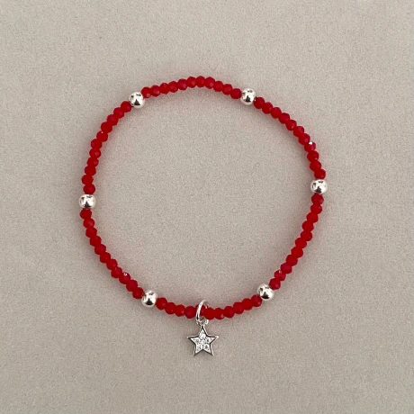 Pulsera NOELA en plata 925 y cristales Pulsera NOELA en plata 925 y cristales