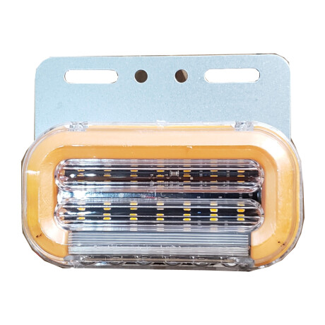 FAROL - FARO LATERAL RECTANGULAR LED 12V AMBAR 135X70MM - FAROL - FARO LATERAL RECTANGULAR LED 12V AMBAR 135X70MM -