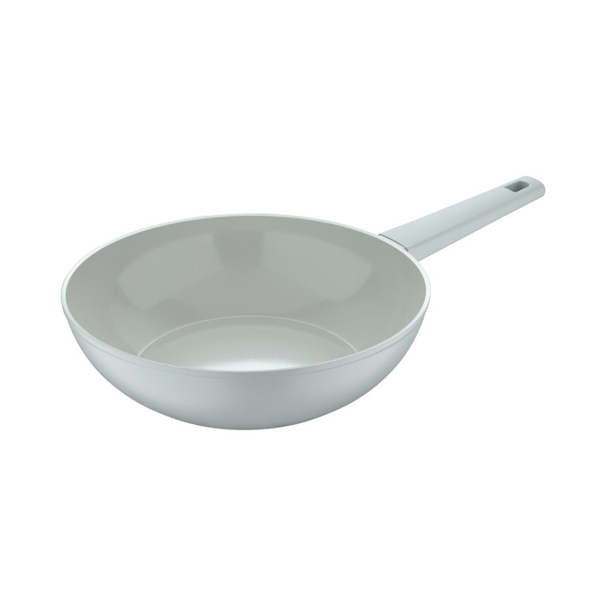 WOK 28X7.8CM ALUMINIO FORJADO APTO P/INDUCCION CEMENTO 