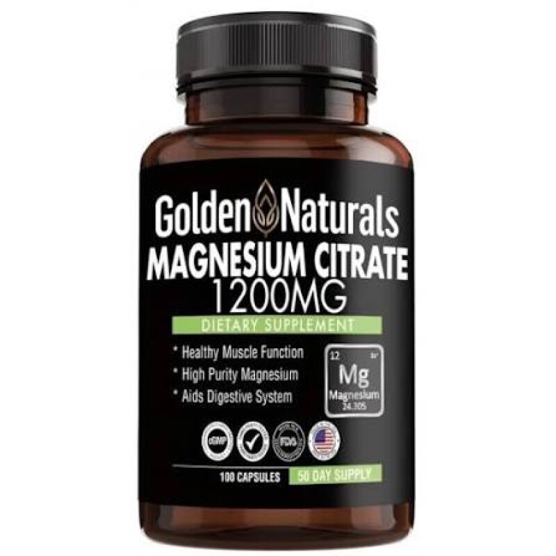 GOLDEN NATURALS MAGNESIUM CITRATE 1200 MG 100 CAP GOLDEN NATURALS MAGNESIUM CITRATE 1200 MG 100 CAP