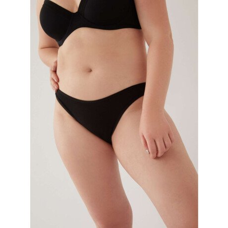 Vedetina algodón/lycra sacks Negro