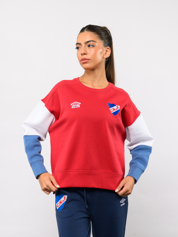 Buzo Cozy Nacional Mujer Rojo