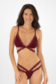 Bralet glare Bordeaux oscuro