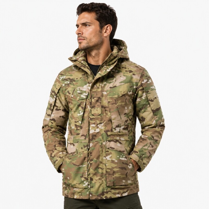 Campera Parka Tactica Militar Camuflada Campera Parka Tactica Militar Camuflada