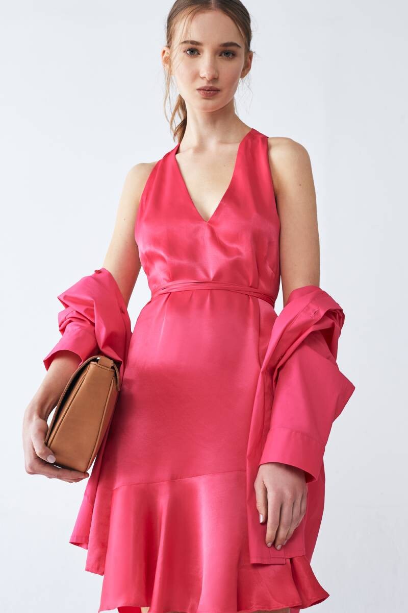 Vestido Kim Fucsia 