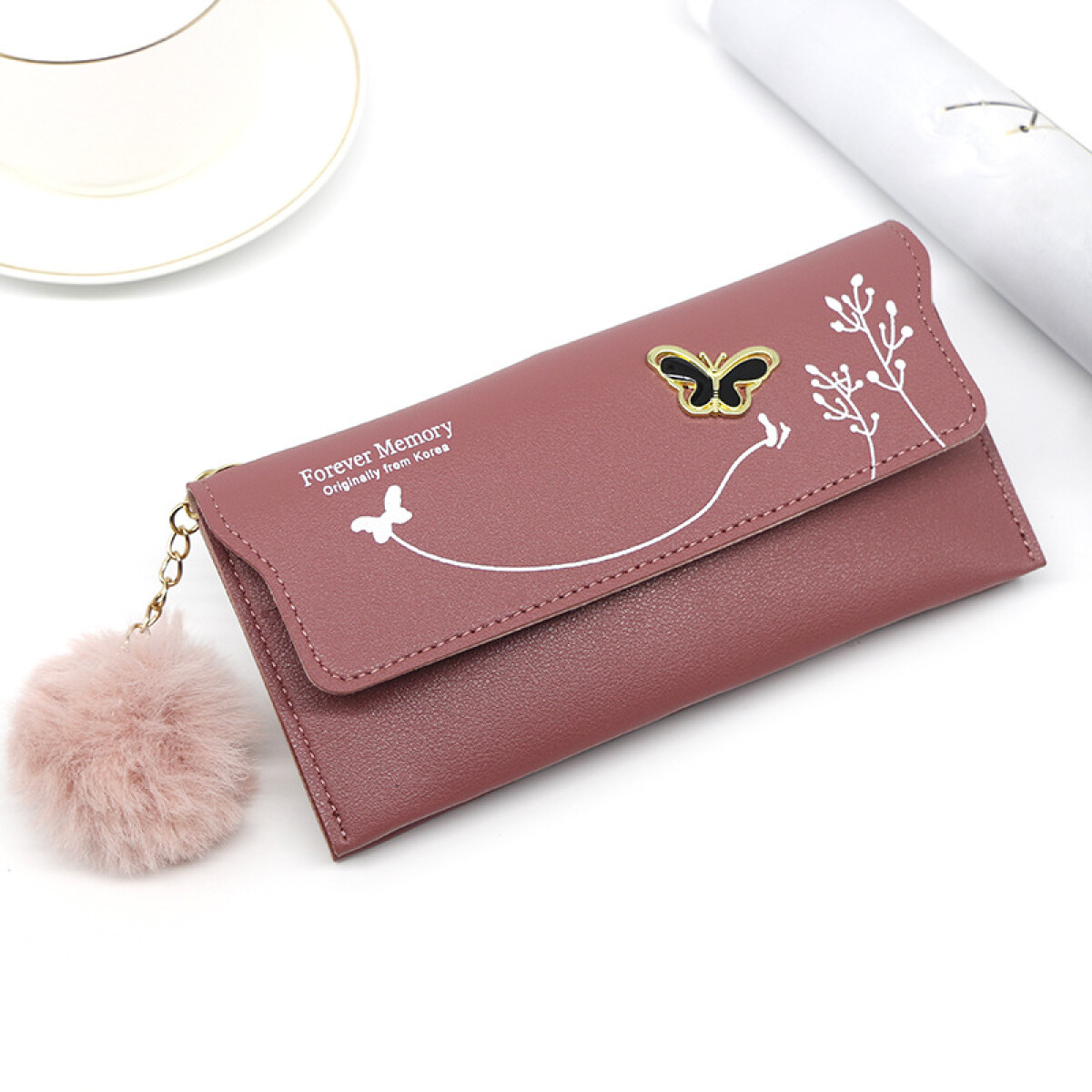 Monedero De Mariposa - Rosa Oscuro 
