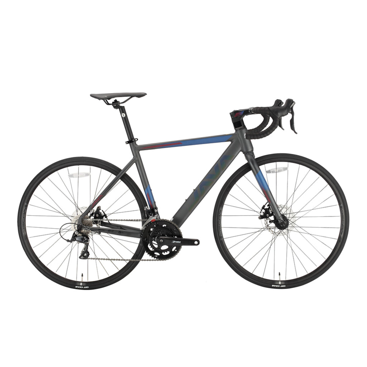 Java - Bicicleta de Ruta Ronda 700C- 18 Velocidades, Talle 45. Color: Titanium. - 001 