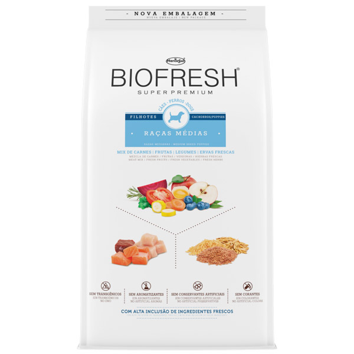 Biofresh cachorro raza mediana 15kg + REGALOS 