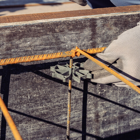 Separadores rueda 20mm p/ varilla hormigón 100un -TRAMONTINA TN1563