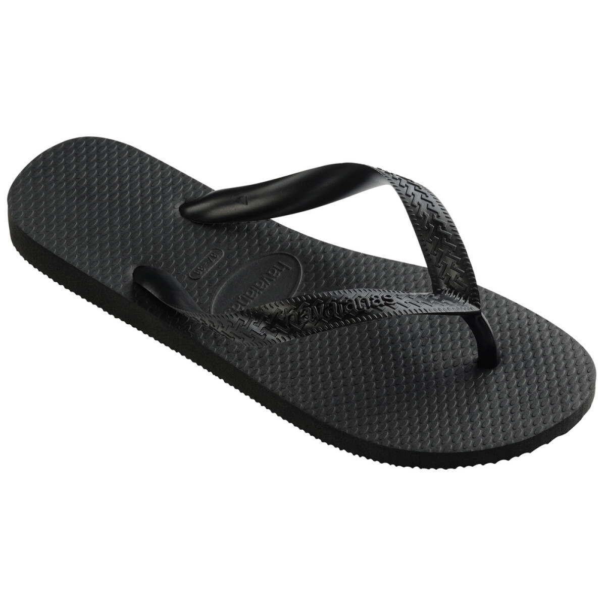 Sandalias Havaianas Color Unisex - Negro 
