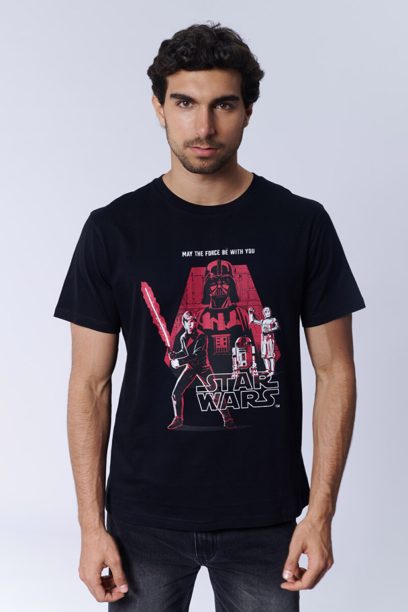 Remera - Star Wars Negra 
