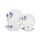 Juego de vajilla One Kitchen en porcelana x 20 piezas Flores Azules