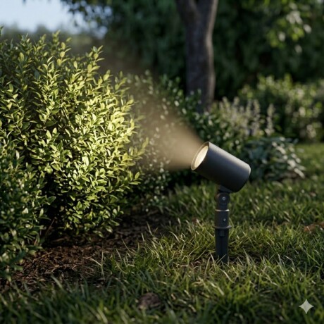 Pincho led 10W Aluminio negro IP65 24 volt 60º Pincho led 10W Aluminio negro IP65 24 volt 60º