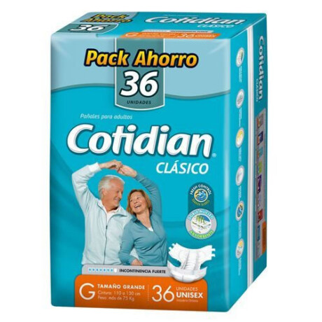Cotidian Grande x36 – Pack Pañales Grandes Cotidian Grande x36 – Pack Pañales Grandes