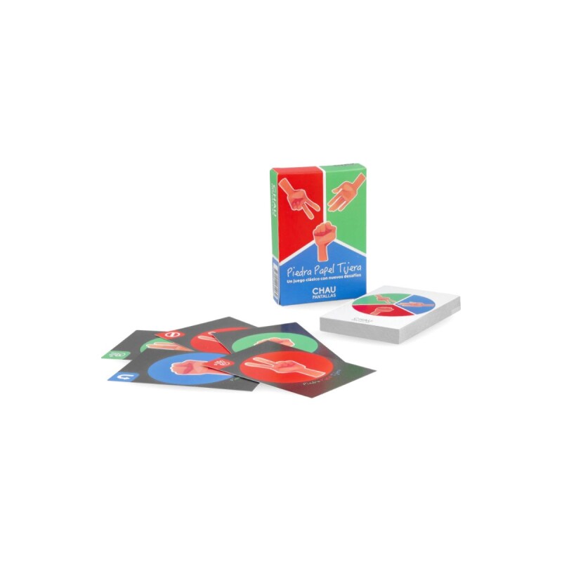 Juego de cartas Piedra papel Tijera Juego de cartas Piedra papel Tijera