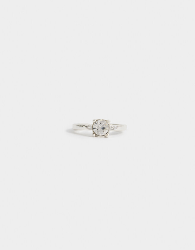 Anillos Chicos Con strass Anillo Con Strass - Plateado