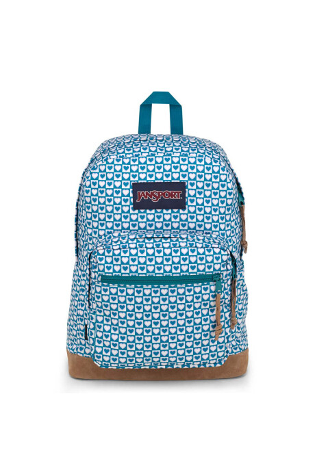Mochila Portalaptop Right Pack Hyped Hearts Green