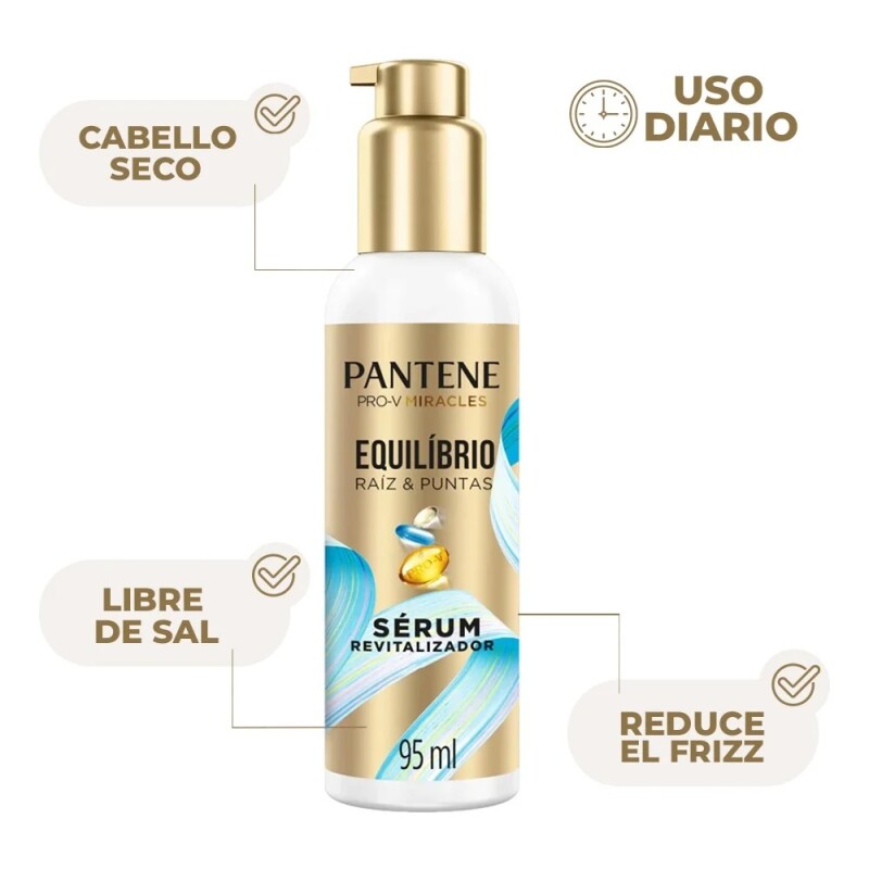 Serum Revitalizador Pantene Pro-v Miracles Equilibrio 95 ml Serum Revitalizador Pantene Pro-v Miracles Equilibrio 95 ml