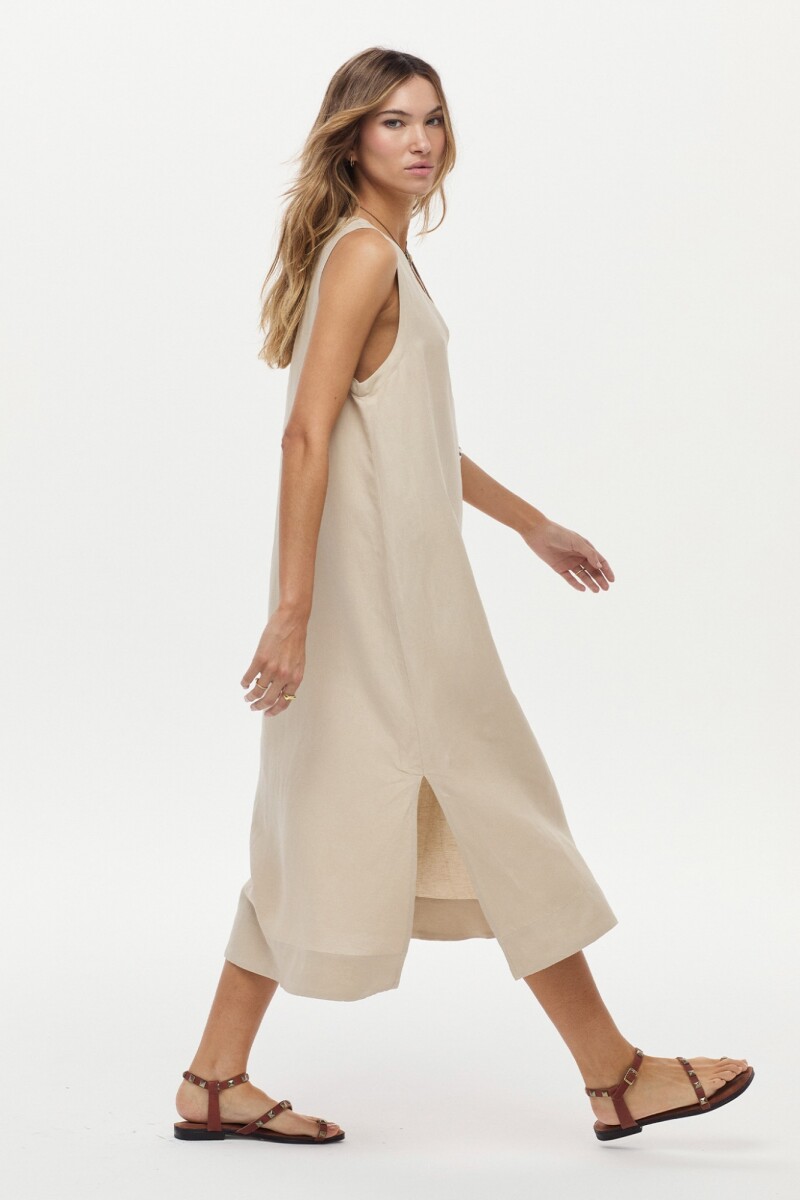 Vestido Cleo Crudo