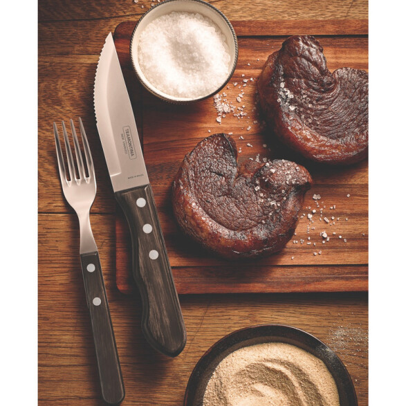 Juego para asado modelo CHURRASCO, 12 piezas -TRAMONTINA TN7790